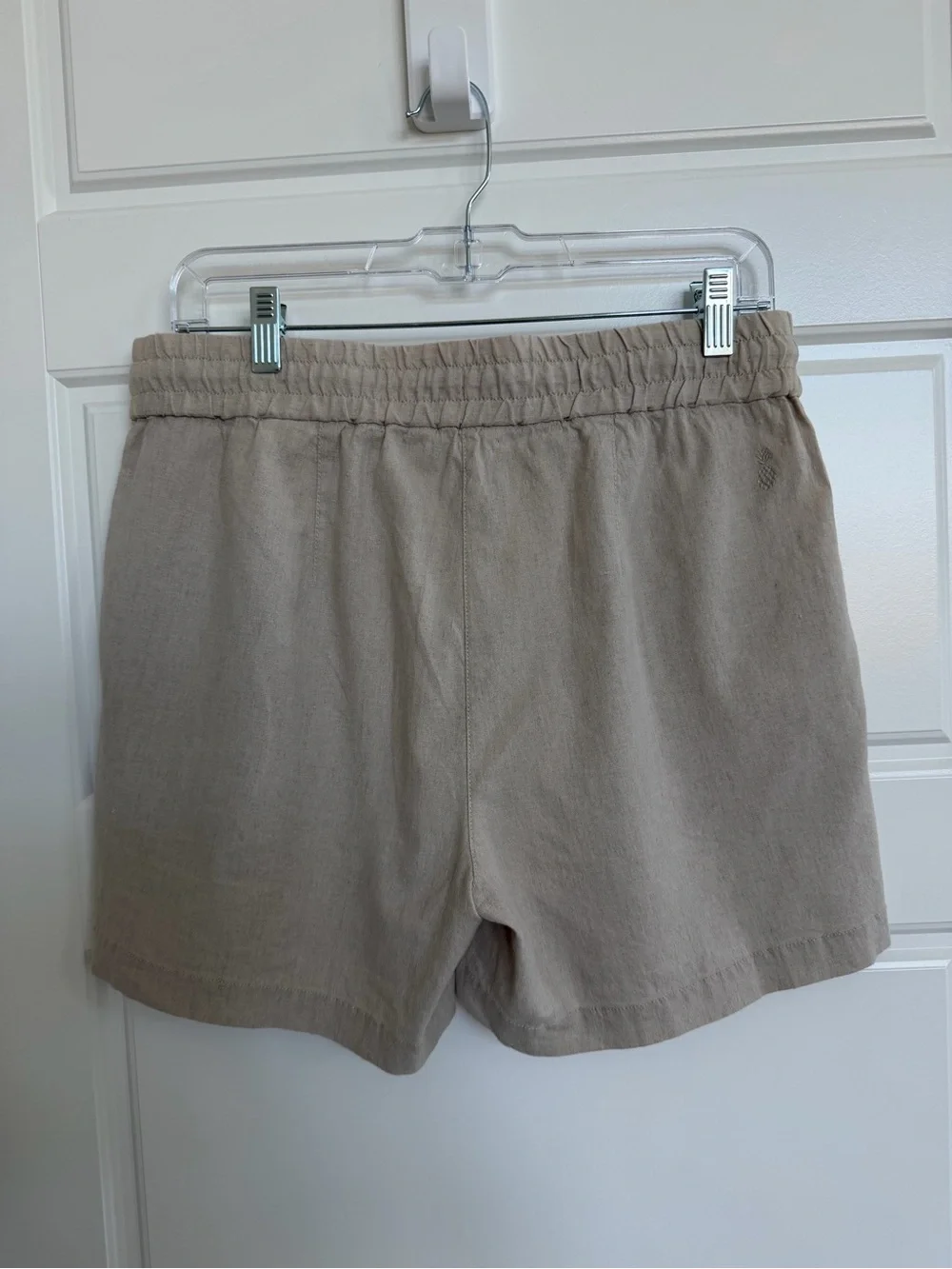 Tommy Bahama Linen Blend Drawstring Shorts Small Petite NWT Natural - Picture 2 of 8